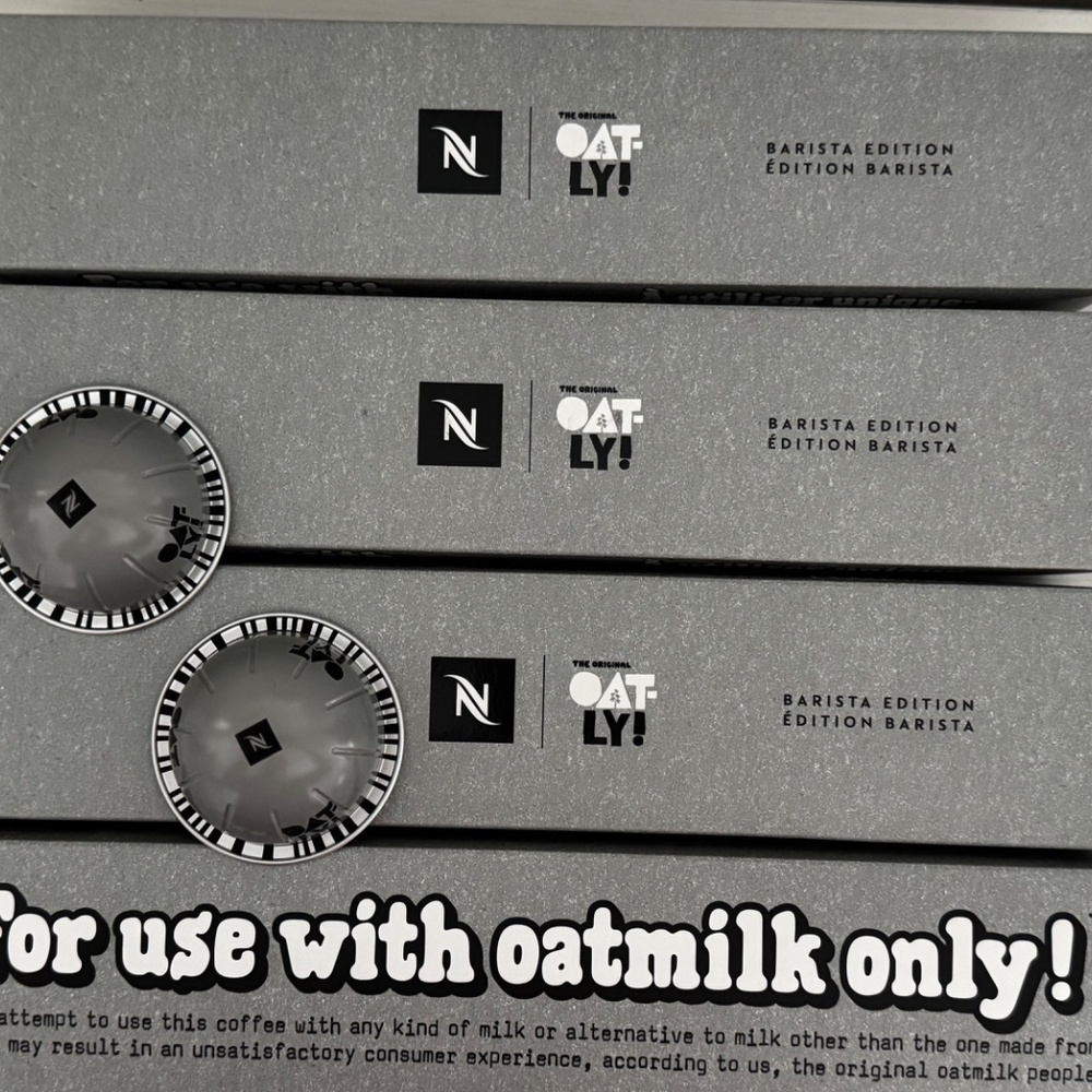 Nespresso Vertuo Oatly Barista Limited Edition 4 sleeves (READ) - Picture 2 of 2